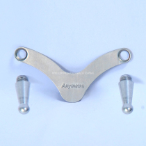 Humitomemeter TH602F (603) Domestic thermometer hygrometer Stainless Steel Bracket Spot of Thermometer Hygrometer