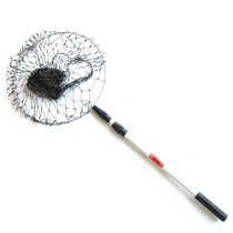 Fisherman fishing aluminum alloy 1 5 meters copy net big eye thick hole net head competitive copy net net fine eye copy net