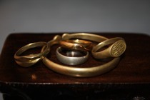 Old Yagin Children Garlic Bracelet Old Yadin Double Happiness Ring Set Five-01 Special