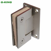 Kwana stainless steel 90 degree glass clamp bathroom glass hinge glass hinge brushed glass clamp