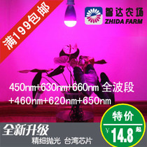 LED plant growth lamp Fill light lamp Seedling lamp fleshy anti-legging 3W5W7W9W12W18W Factory