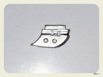 No 4 wooden shrimp lead mound counterweight lead sinker Luya DIY clearance promotion special price