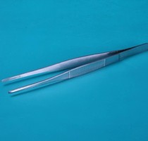 Stainless steel tweezers straight mouth clamps round head adjustment tweezers 12 5 14 16 18 20 25 30CM