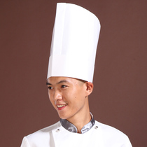 Fengming hotel waiter chef hat Disposable high hat Paper hat Non-woven high hat
