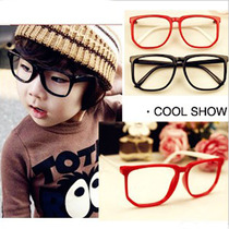 Childrens glasses frame without lenses Korean cute tide baby retro decorative glasses frame children Photo performance props