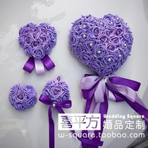 (Xi square) medium heart-shaped wedding car set wedding supplies wedding decoration flower decoration