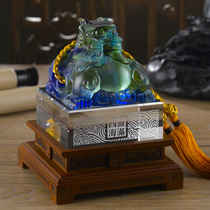 To one glass business gift custom leader customer seal opening gift opening gift fixture