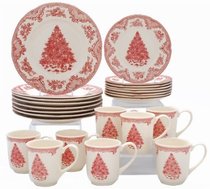 Foreign trade export Western tableware British famous set decoration bowl pink Christmas tree