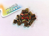 6mm double pass copper column flat head copper column hollow copper column hexagon copper stud isolation column (M3 series)