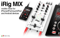 IK Multimedia iRig MIX Iphone Ipad IOS dedicated mobile mixer