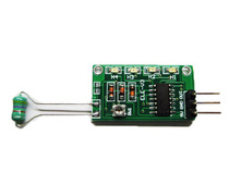 Electromagnetic wave detection sensor voltage output LED display strength (two shots)