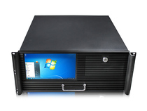 4U industrial control integrated chassis industrial chassis with 9-inch LCD display