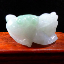 Crystal clear Burmese natural a goods jade ice glutinous seed Green Seed color all good silver pendant pendant bag really