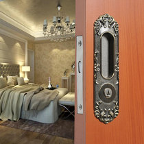 (Germanys Hongying) Eurostyle antique mobile door lock Qinggu bronze pendant sliding door moving door lock left and right mobile door lock