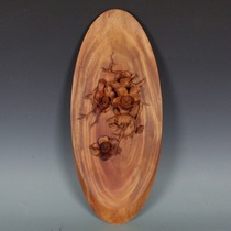 Vietnam mahogany carved ornaments 60cm home furnishings full hand carved pendant mahogany crafts