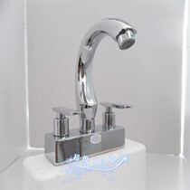 Special price double hole hot and cold face basin tap washbasin tap double control double handle basin hot and cold tap