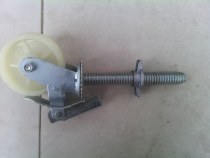 Scaffolding Universal Wheel Nylon Wheel Integrated Screw Wheel Adjustment Wheel Lifting Wheel Galvanized Wheel Factory Direct Sales