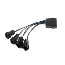 Power supply D port to 3Pin interface one point four four channels are all 12V