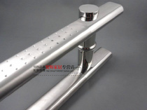 Glass door handle stainless steel handle large handle wooden door handle oval tube