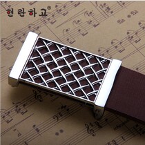 New fashion hollow buckle head Korean version smooth buckle belt mens belt student pants belt A159