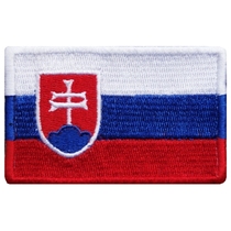 Outdoor travel backpack with embroidered logo Slovak flag microchapters can be taken with diagrams