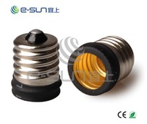 Manufacturer direct sales E17 to E14 conversion lamp head shrink tube lamp head converter energy-saving lamp accessories