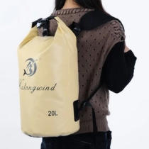 Summer wave wind thickened anti-scratch round bucket waterproof bag Drifting bag waterproof backpack shoulder waterproof bag