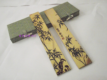 Wenfang Fourth Treasure Fifth Treasure Pure Bronze Book Town Replica Carved Plum Bamboo Town Paper Town Ruler Press Ruler about 0 55kg