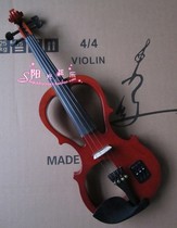 Imitation mahogany 4 4 Electronic Violin electric violin large socket with MP3 accompaniment