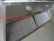 Commercial Kitchen Oil Smoke Hood Stainless Steel Smoke Exhaust Hood Transport Water Smoke Hood Ventilator Control Cabinet Hotel Canteen Supplies
