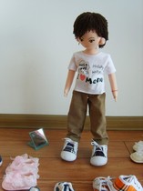Treasure wood handmade dolls fake boy personality character photo cartoon doll to draw to make