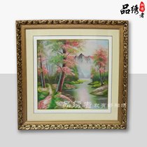 Xiangxiu boutique scenery Mountain road river stream interior decoration painting single-sided embroidery gift gift embroidery