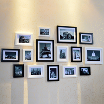 Creative thickening 15 solid wood photo frame wall combined photo wall can be supplied with original map or print personal offer