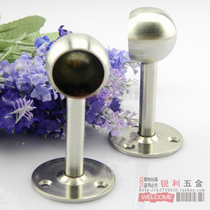 Thickened pure stainless steel flange seat clothed seat monk head round tube tube jacket seat solid stainless steel towel seat