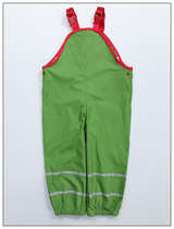 seasons brand children rain pants puleather rain pants green pants
