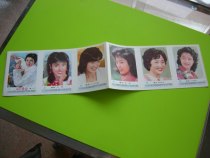 Classic Calendar 1985 Actors Movie Stars Memorabilia Old Stars Zhao Na Qian Manhua Wang Hai Ping Mi Snow