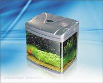 Sensen new Mini small fish tank aquarium HRC-380D with lamp and filter sent to the original factory filter Cotton