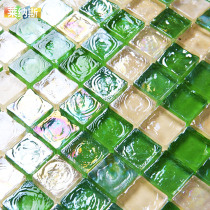 (Linus) Magic mosaic crystal glass wall sticker glass mosaic puzzle background wall tile