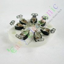 New ceramic electronic tube seven-foot GZC7-13 silver-plated tube seat for 1625 FU25 6A6 53 826 etc.