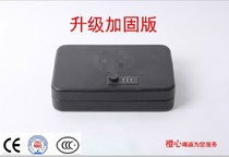 Metal mini car double safe with steel rope storage box Storage box Car storage box