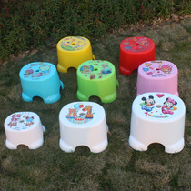 Size thickening baby cartoon stool children fashionable plastic stool changing footstool washing stool