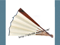 10 inch old red wood bamboo core Xuan paper folding fan sprinkled gold blank male Wen playing with gift fan China fan