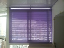 S-type composite nano one-line pass aluminum rail blinds shading waterproof and anti-folding bedroom bathroom blinds