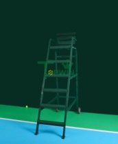 Topwin all aluminum alloy tennis court referee chair swimming pool lifeguard seat observation chair