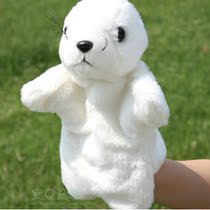 Sea Lion Hand Puppet Children Gloves Plush Small Animal Toy Nursery School Early Teach Storytelling Stage Performance Props