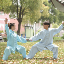 Shenwu Sports Spring Summer Tai Chi Clothing Cotton Garth Martial Arts Performance Middle Aged Taijiquan morning practice Male Female Practiced Martial