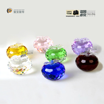 Mobile phone shop supplies Crystal decorations Experience desk display cabinet Counter ornaments Glass crystal apple