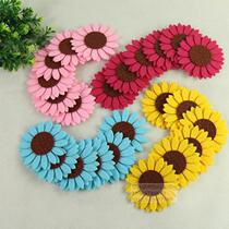 Kindergarten decoration non-woven hanging decoration classroom layout wall stickers * sunflower wall stickers * double layer sunflowers