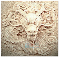 Sandstone Water Spray Sandstone Sculpture Faucet Water Spout Landscape Wall Spout Garden Fountain Courtyard Ornament Spout