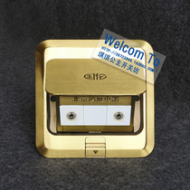 Special price copper ground plug Guolun land two 3 5 earphones ground plug (including floor box)